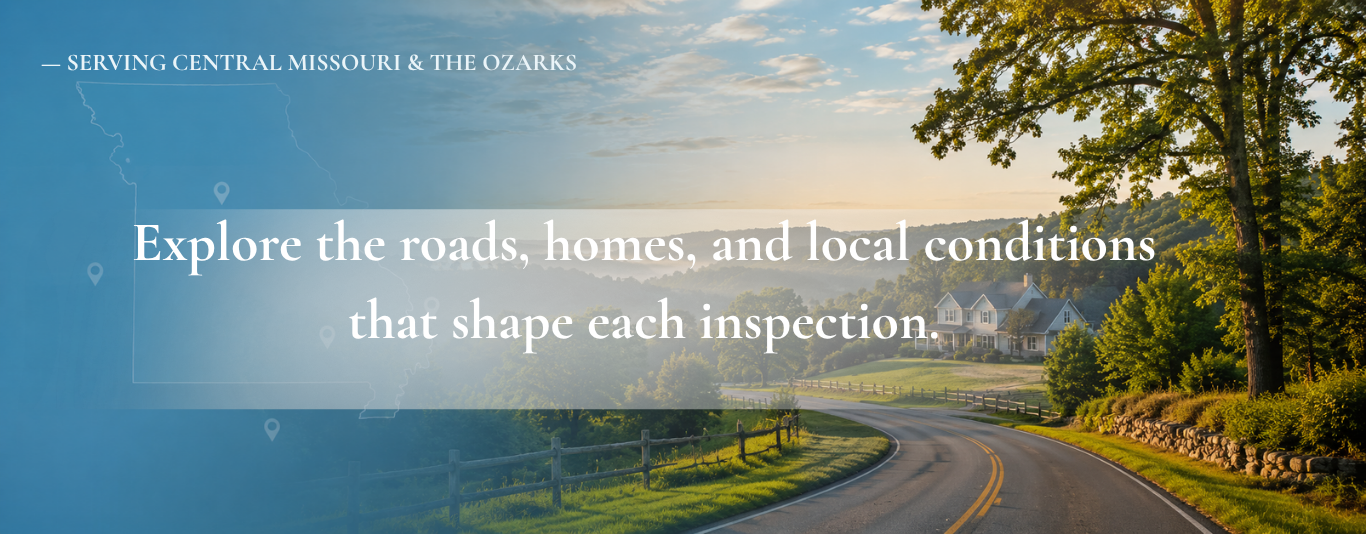 Serving Central Missouri and the Ozarks service area banner