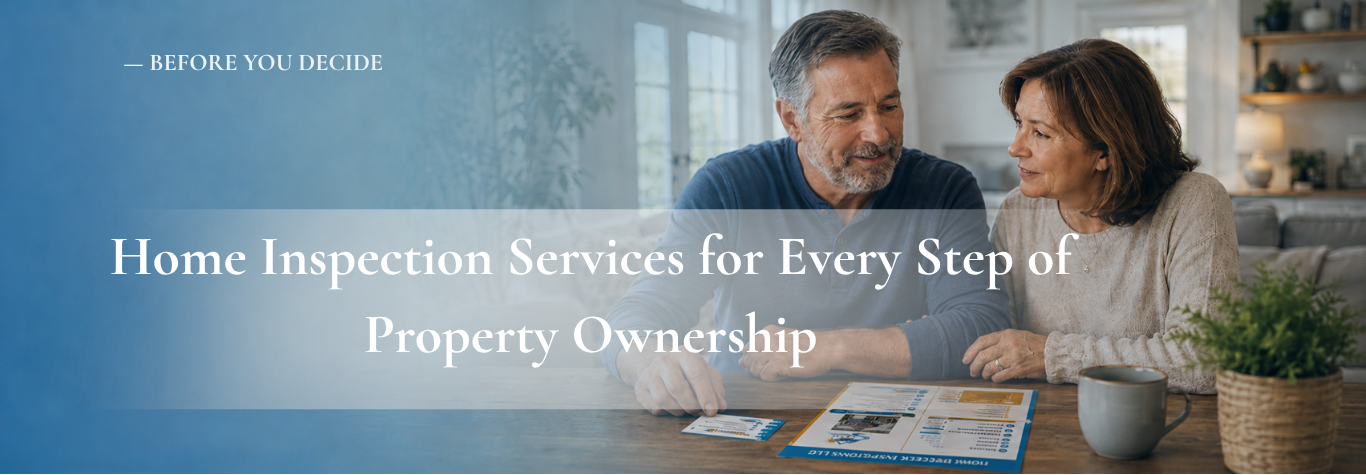 Home Inspection Services for Every Step of Property Ownership