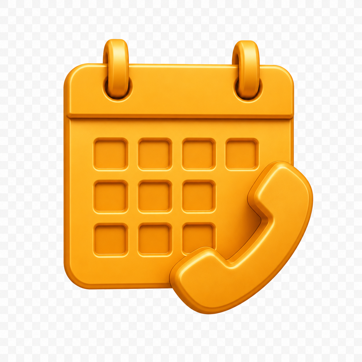 Calendar and phone icon